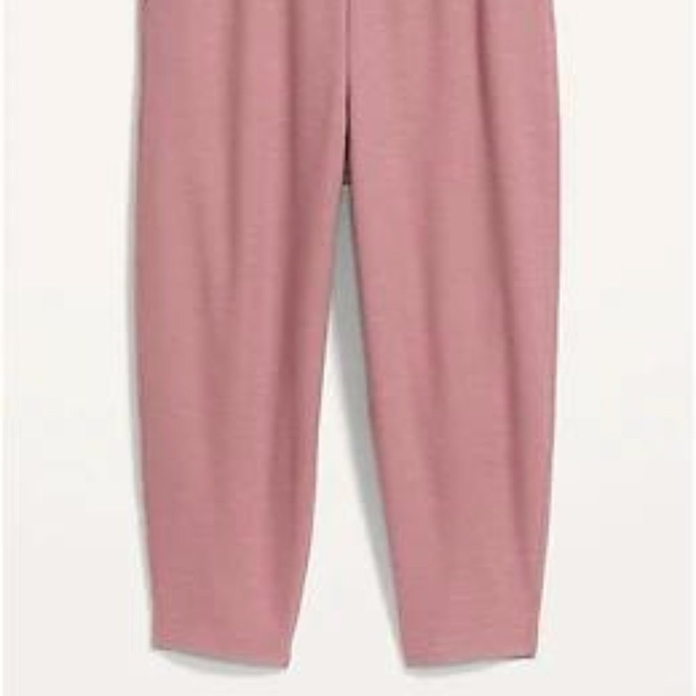 Extra High-Waisted French-Rib Barrel-Leg Sweatpant - Picture 2 of 2